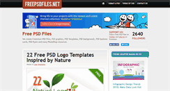 Desktop Screenshot of freepsdfiles.net